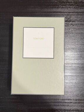 Tom Ford Pale Cream Box with Gold Logo Accent